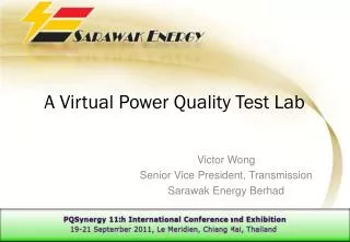 A Virtual Power Quality Test Lab