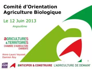 Comité d’Orientation Agriculture Biologique