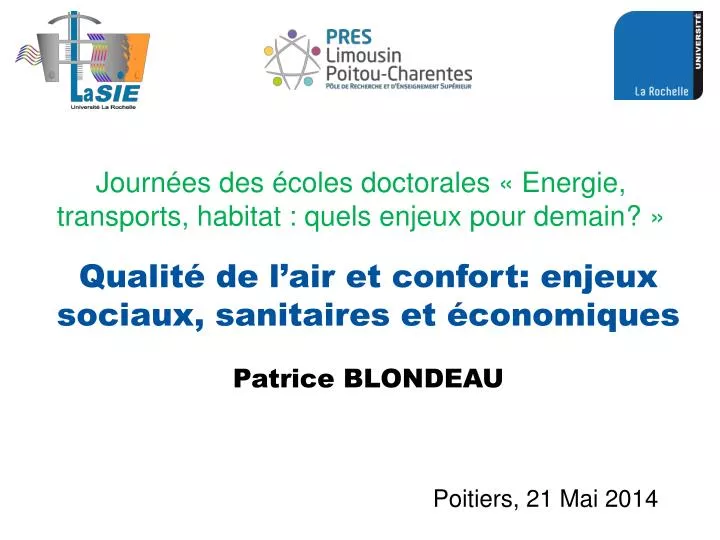 qualit de l air et confort enjeux sociaux sanitaires et conomiques