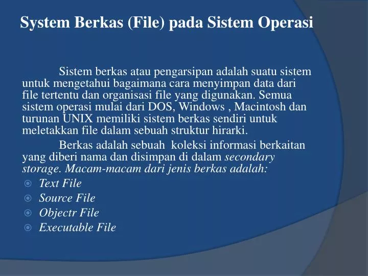 system berkas file pada sistem operasi