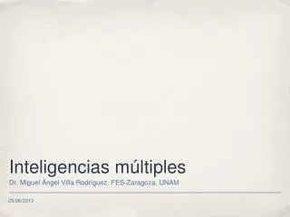 inteligencias m ltiples