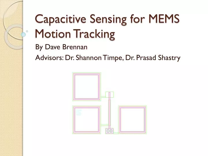 capacitive sensing for mems motion tracking