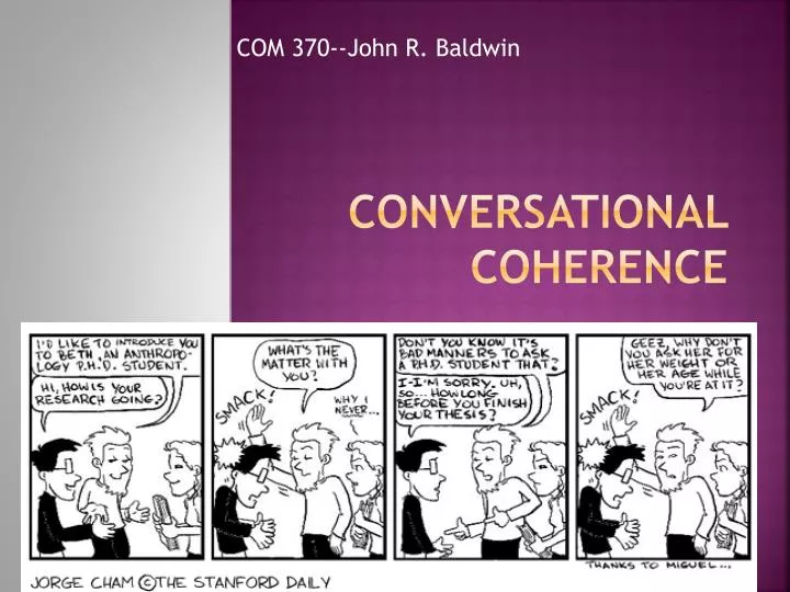 conversational coherence