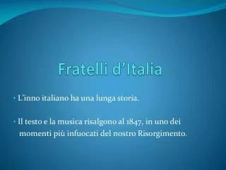 fratelli d italia