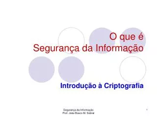 o que seguran a da informa o