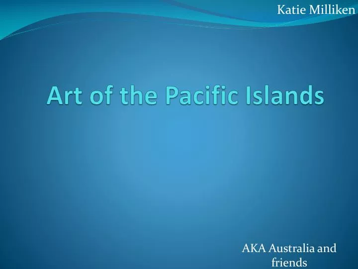 art of the pacific islands