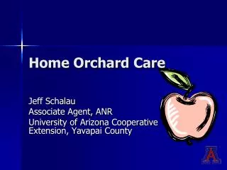 Home Orchard Care