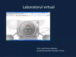 laboratorul virtual