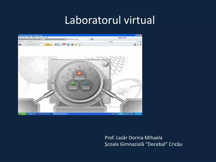 laboratorul virtual