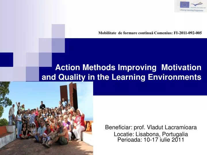 action methods improving motivation and quality in the learning environments
