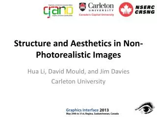 Structure and Aesthetics in Non-Photorealistic Images