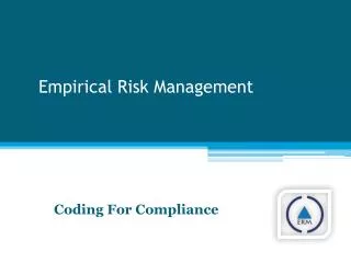 Empirical Risk Management