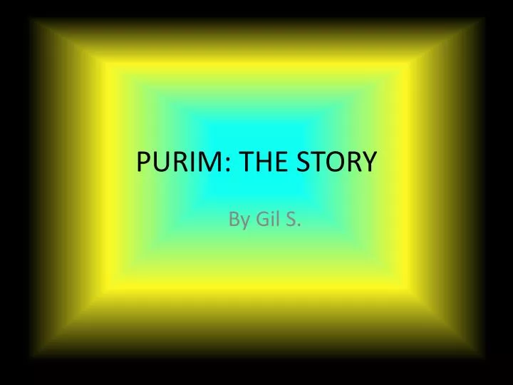 purim the story