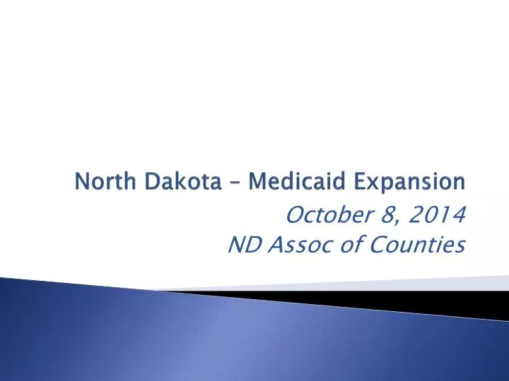 north dakota medicaid expansion