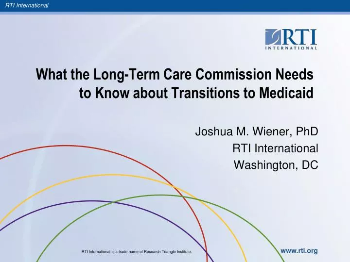 what the long term care commission needs to know about transitions to medicaid