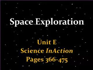 Space Exploration