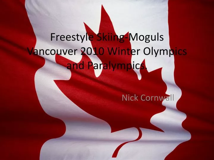 freestyle skiing moguls vancouver 2010 winter olympics and paralympics