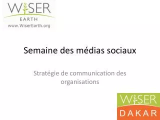 semaine des m dias sociaux