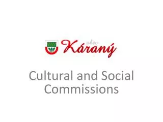 Cultural and Social Commissions