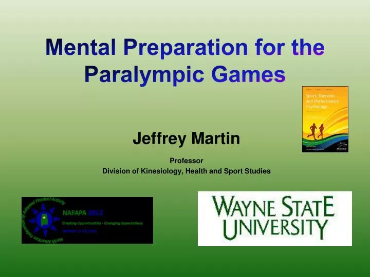 mental preparation for the paralympic games