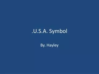 .U.S.A. Symbol