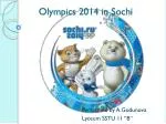 Olympics 2014 in Sochi