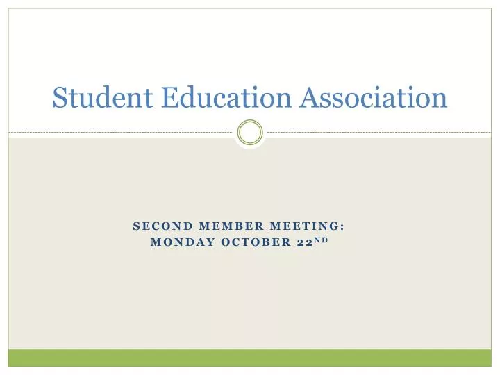 student education association