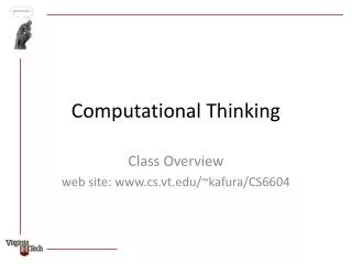 Computational Thinking