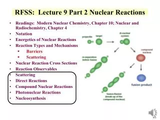 RFSS: Lecture 9 Part 2 Nuclear Reactions