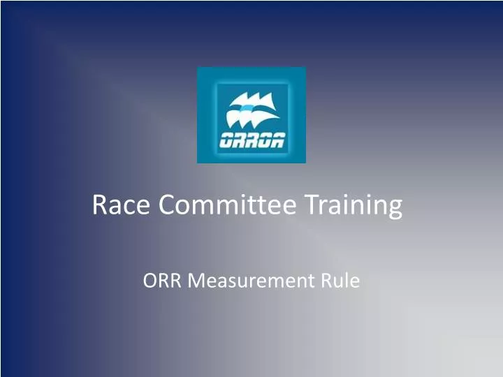 race committee training