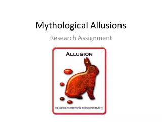 Mythological Allusions