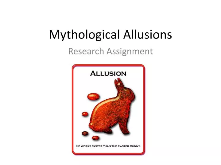 mythological allusions