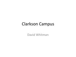 Clarkson Campus