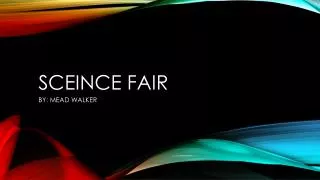 SCEINCE fair