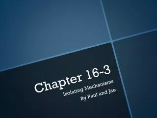 Chapter 16-3