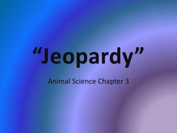 jeopardy