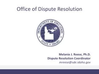 Office of Dispute Resolution