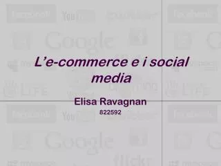 L’e-commerce e i social media