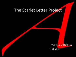 The Scarlet Letter Project