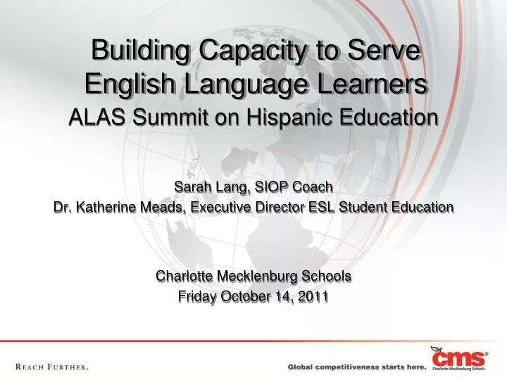 building capacity to serve english language learners