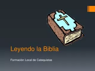 leyendo la biblia