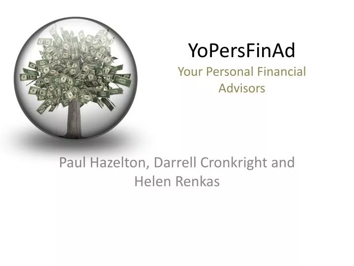 yopersfinad your personal financial advisors