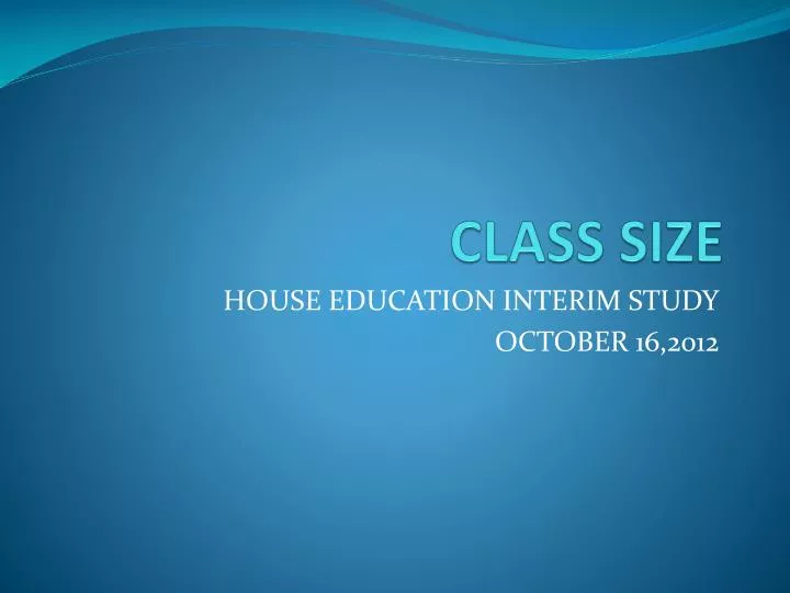 class size