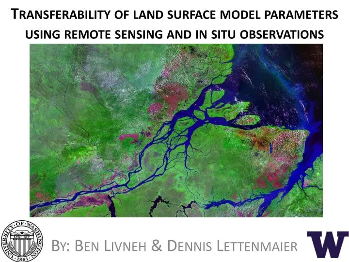 transferability of land surface model parameters using remote sensing and in situ observations