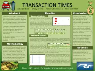 TRANSACTION TIMES