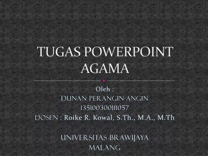 tugas powerpoint agama