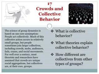 17 Crowds and Collective Behavior