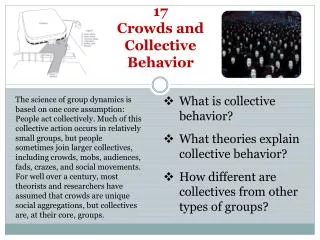 17 crowds and collective behavior