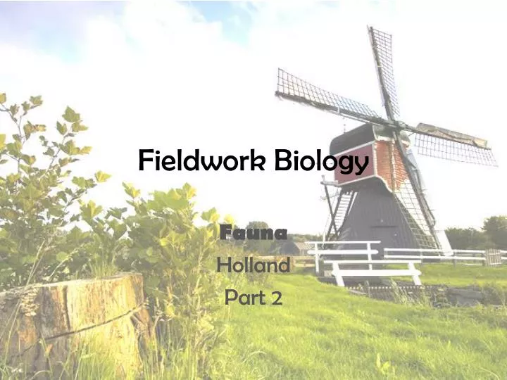 fieldwork biology