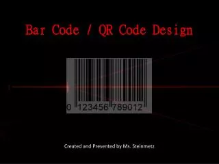 Bar Code / QR Code Design